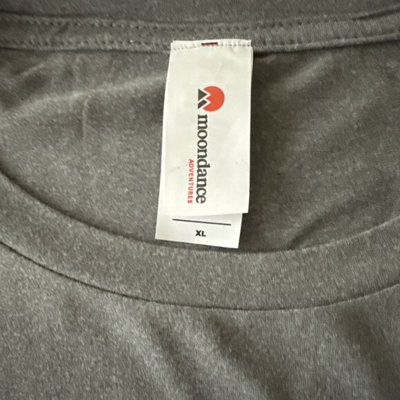 Moondance Adventures Men’s Performance Tech Short Sleeve Shirt Size XL Gray NWT - Picture 4 of 8